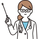 Female Doctor To Explain SVG Icon